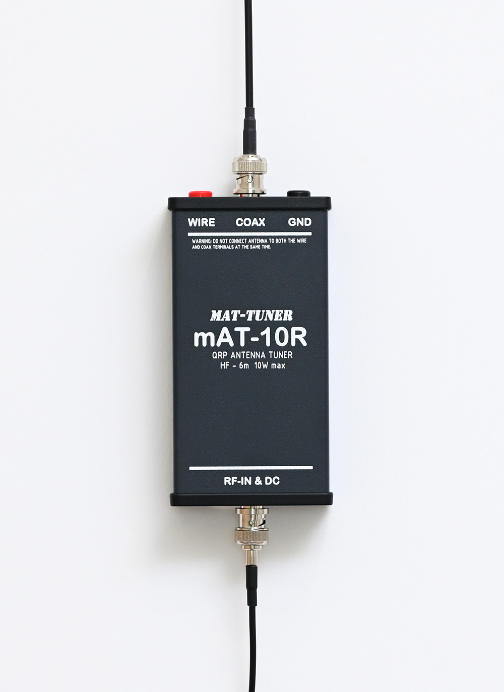 mAT-10R with coax-fed antenna